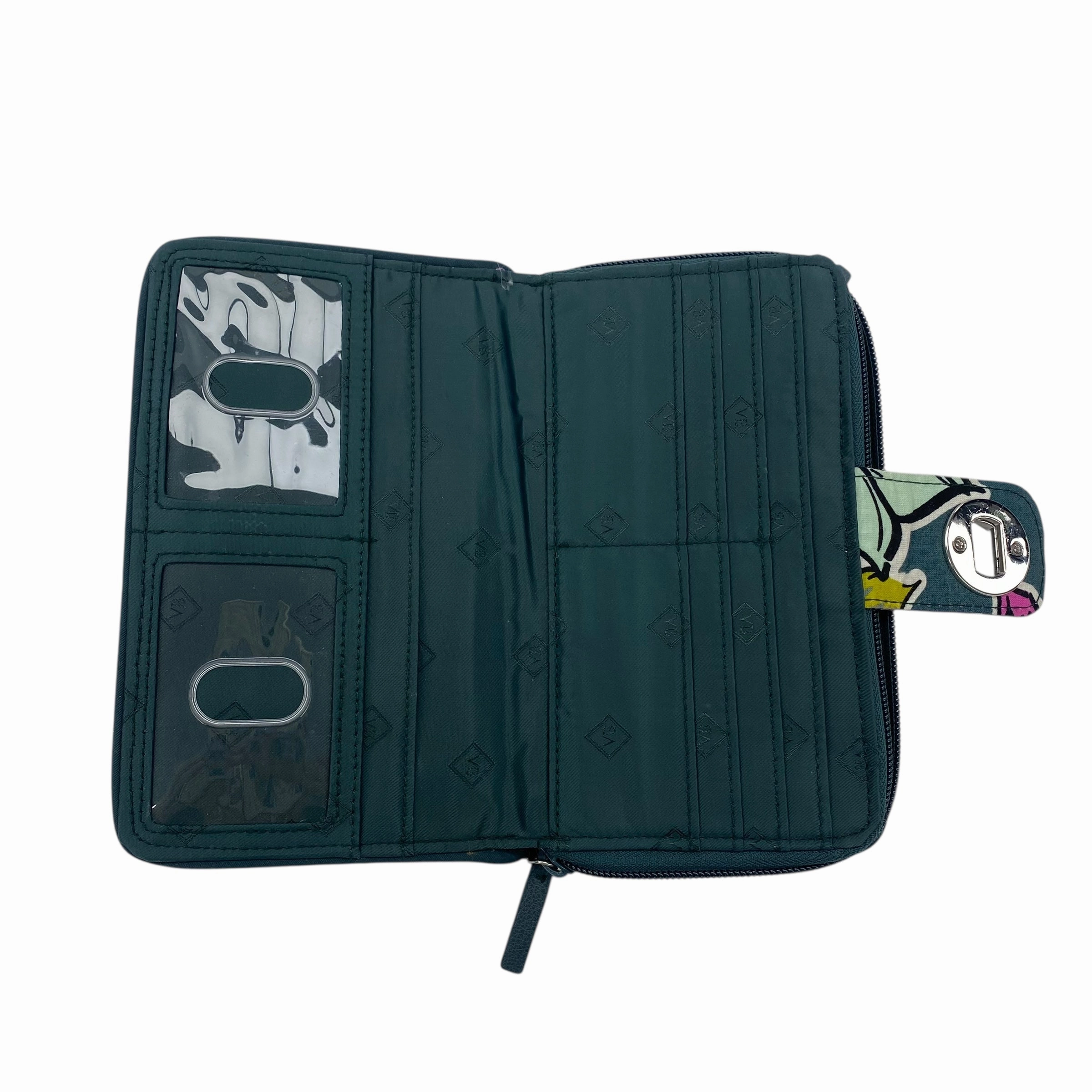 Wallet By Vera Bradley In Green, Size:Large