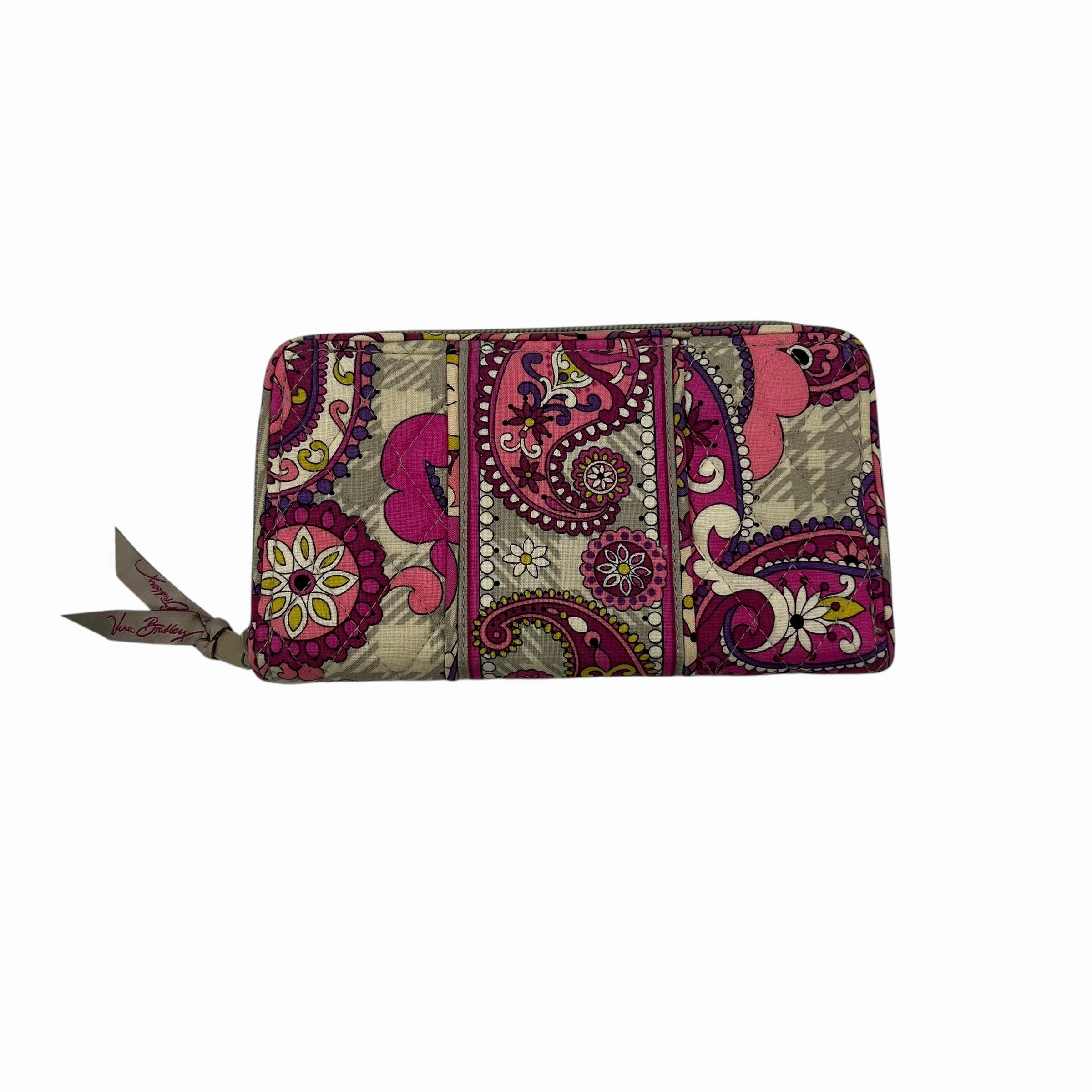 Wallet By Vera Bradley In Pink & Tan, Size:Medium