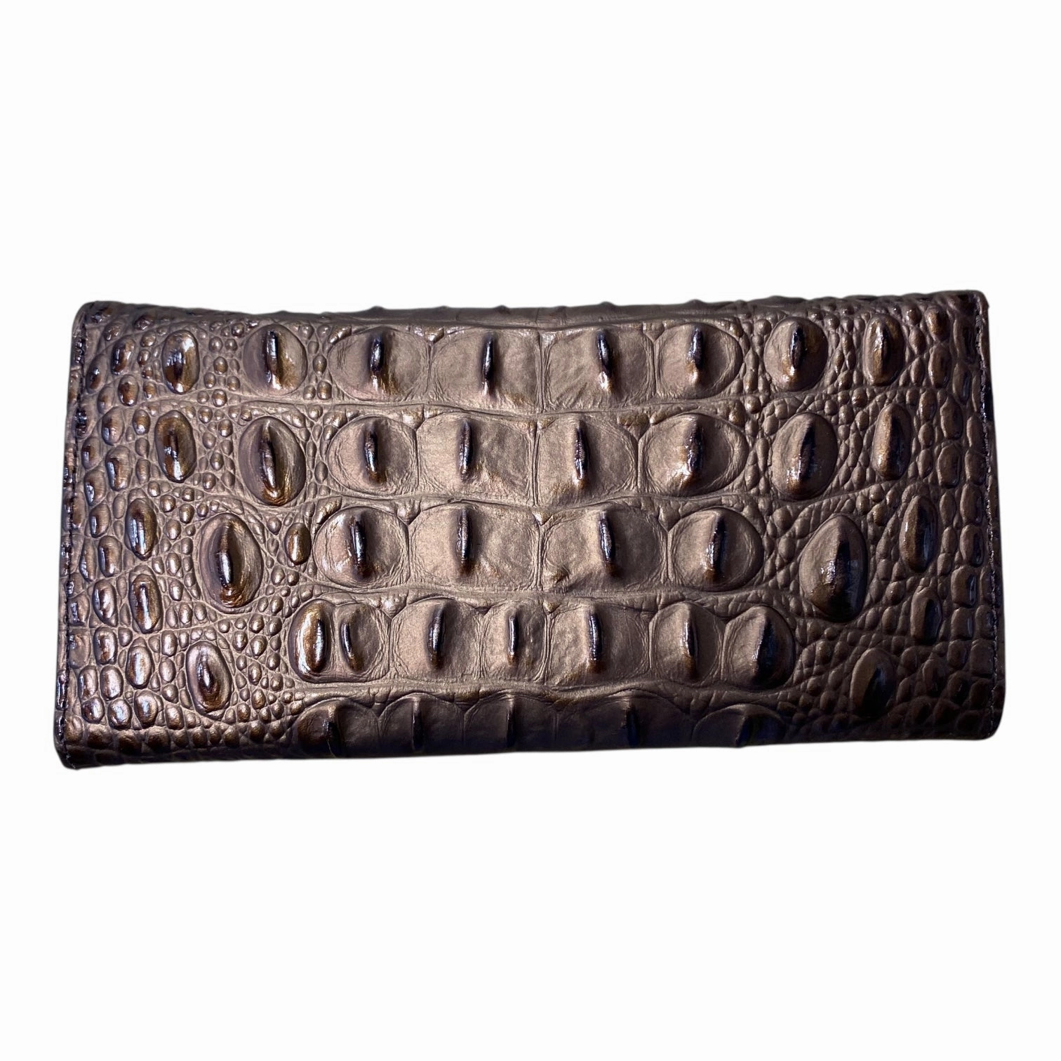 Wallet Designer By Brahmin In Bronze, Size:Large