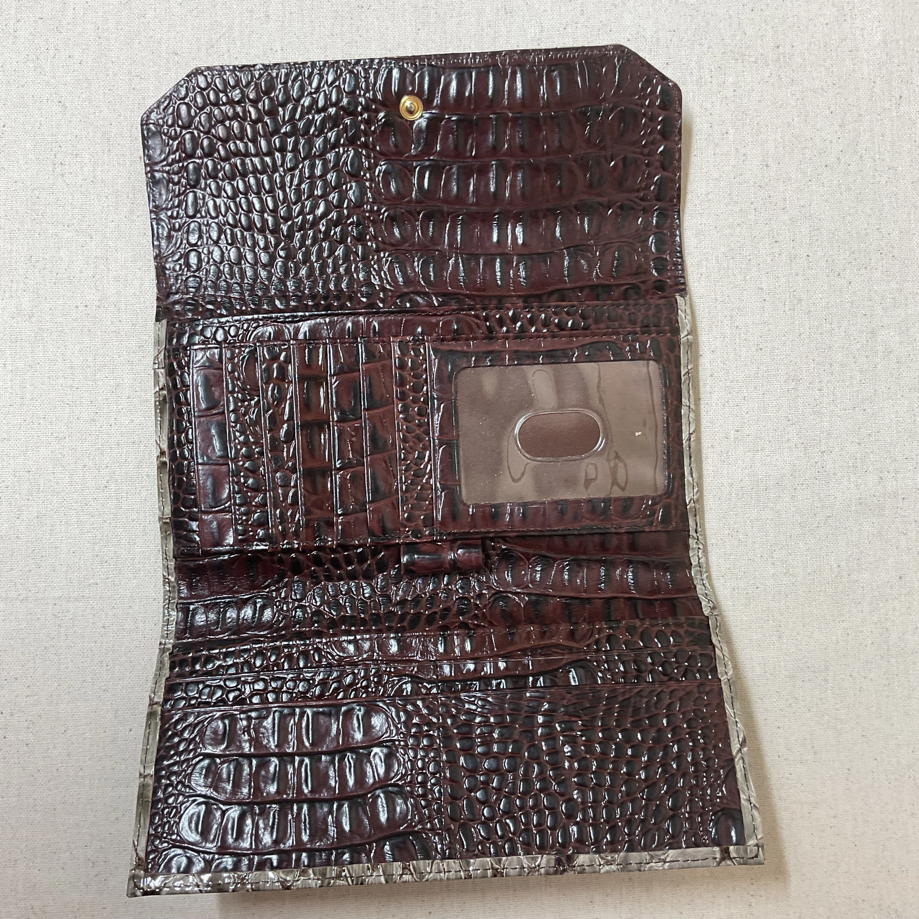 Wallet Designer By Brahmin In Green, Size:Large