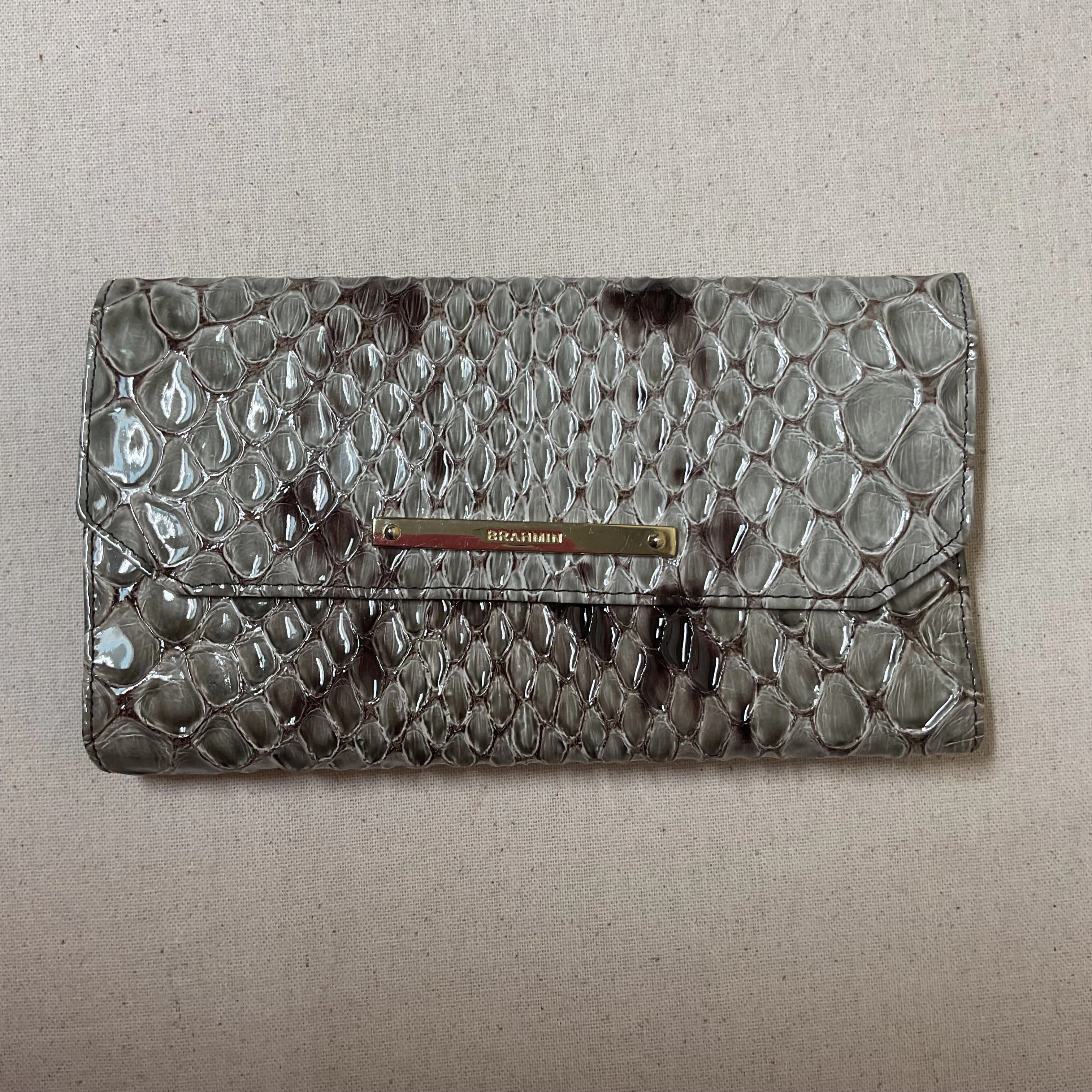 Wallet Designer By Brahmin In Green, Size:Large