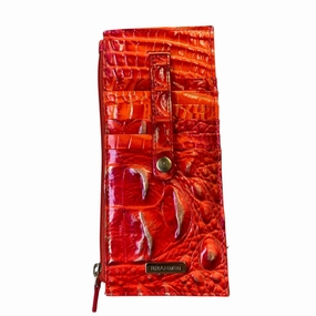 Wallet Designer By Brahmin In Orange, Size:Medium