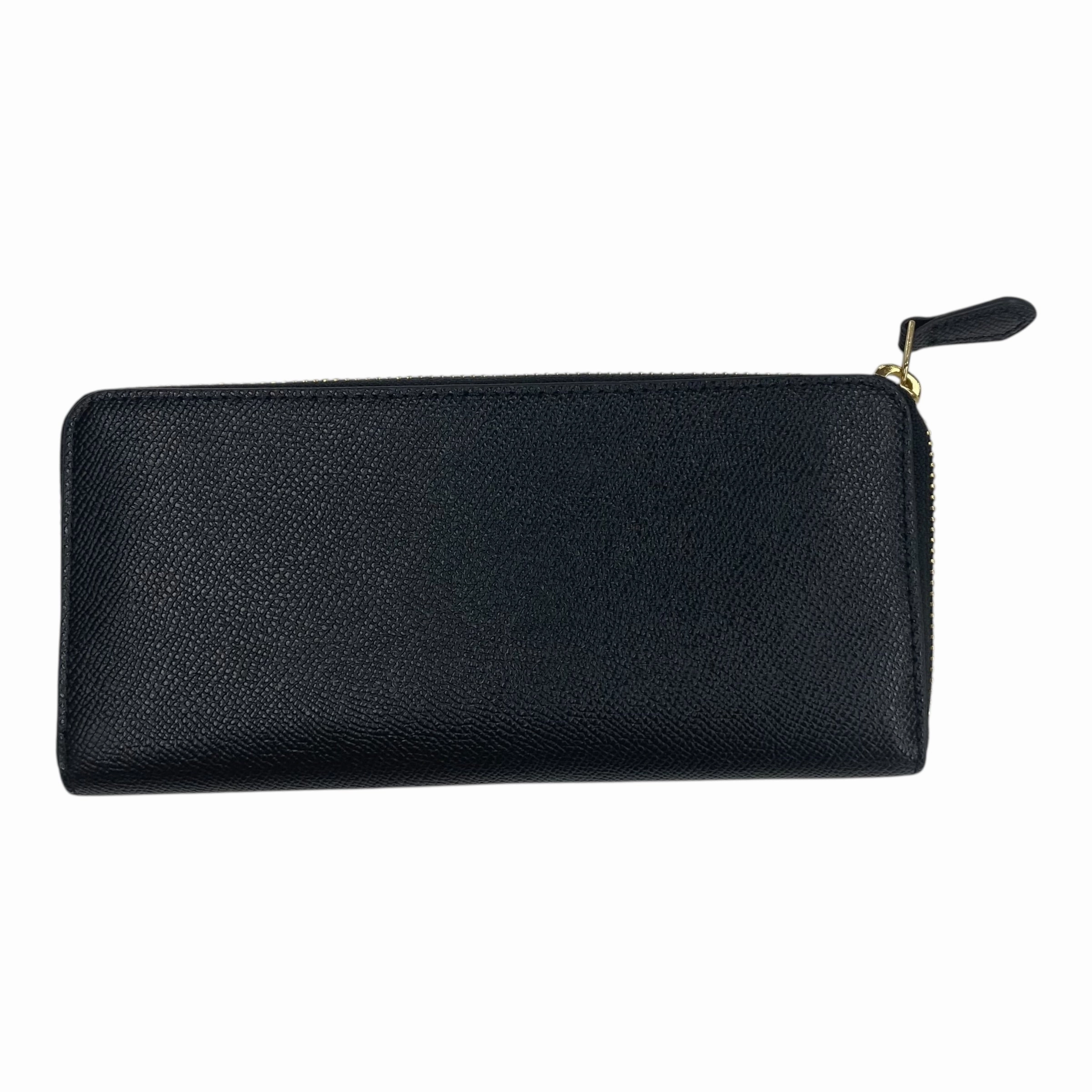 Wallet Designer By Coach In Black, Size:Medium