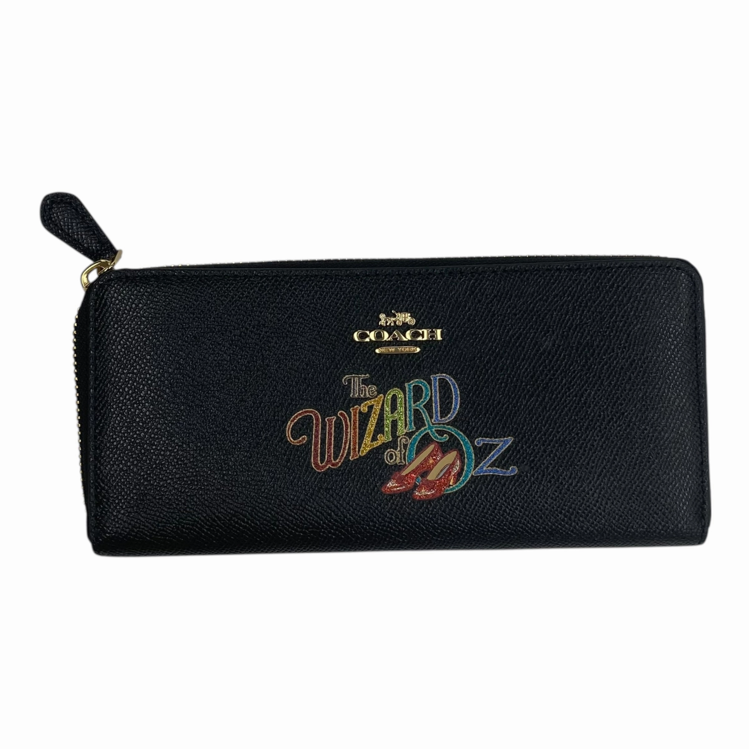 Wallet Designer By Coach In Black, Size:Medium
