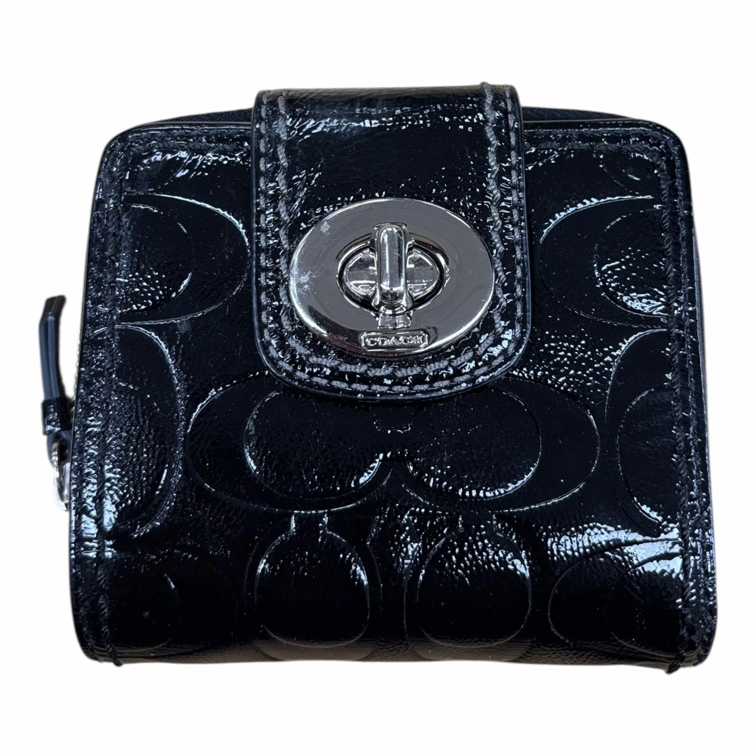 Wallet Designer By Coach In Black, Size:Small