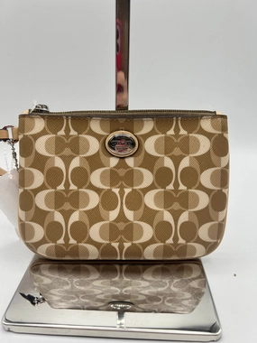 WALLET DESIGNER by COACH In CREAM & TAN, Size: SMALL