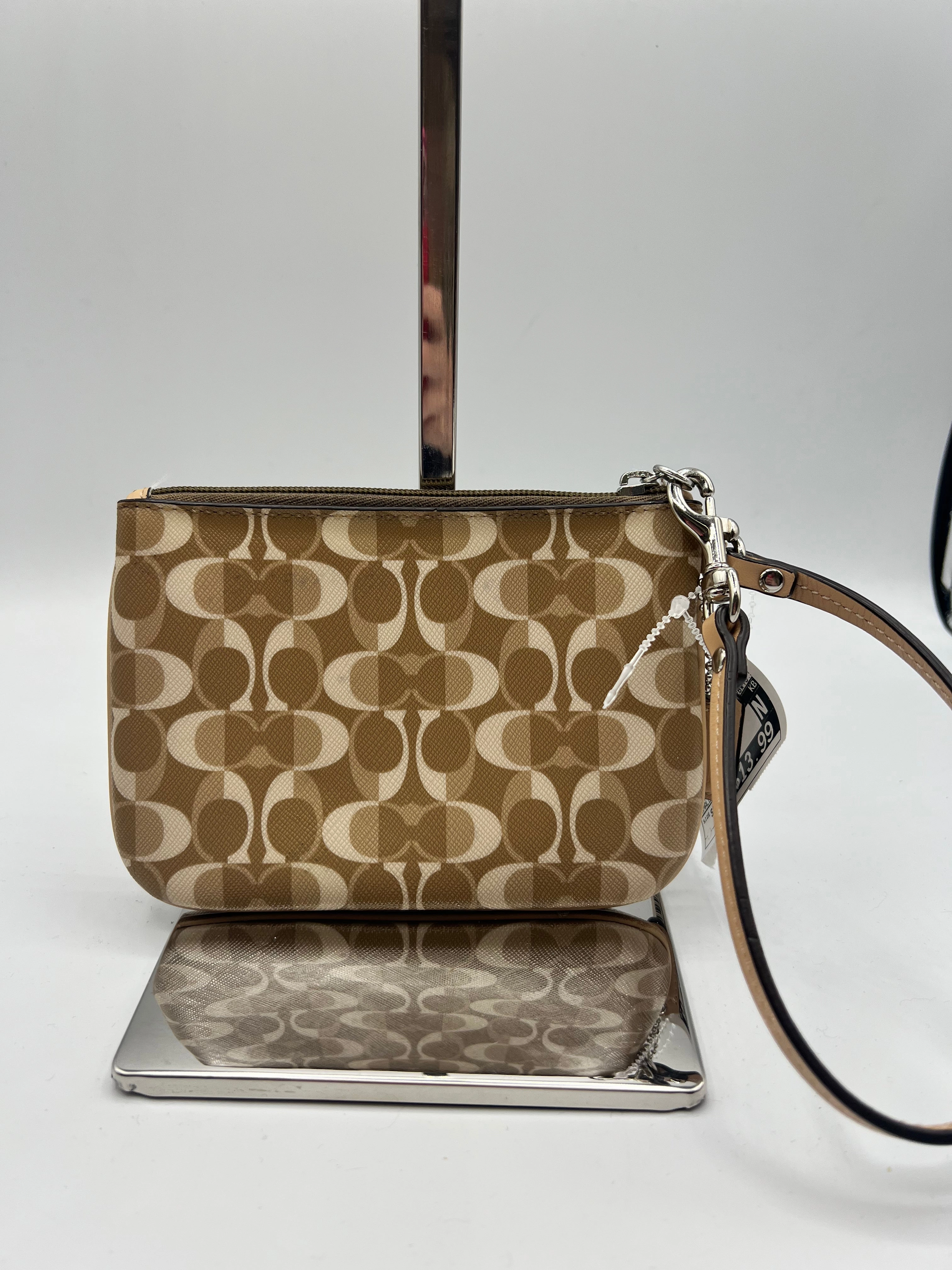 WALLET DESIGNER by COACH In CREAM & TAN, Size: SMALL