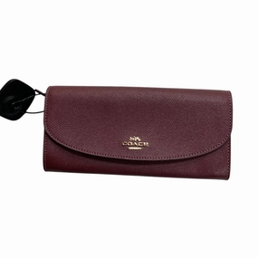 Wallet Designer By Coach In Purple, Size:Medium