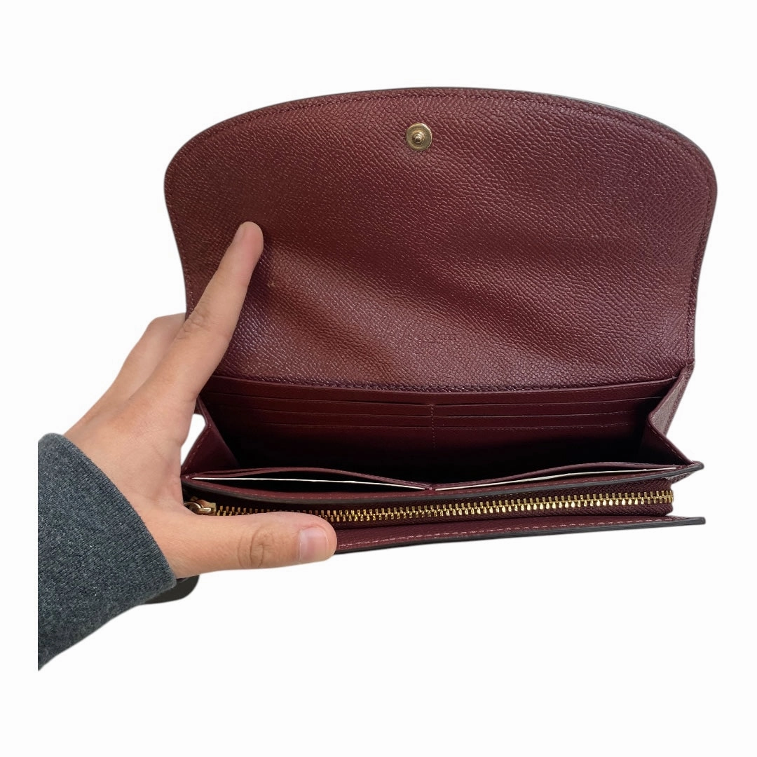 Wallet Designer By Coach In Purple, Size:Medium
