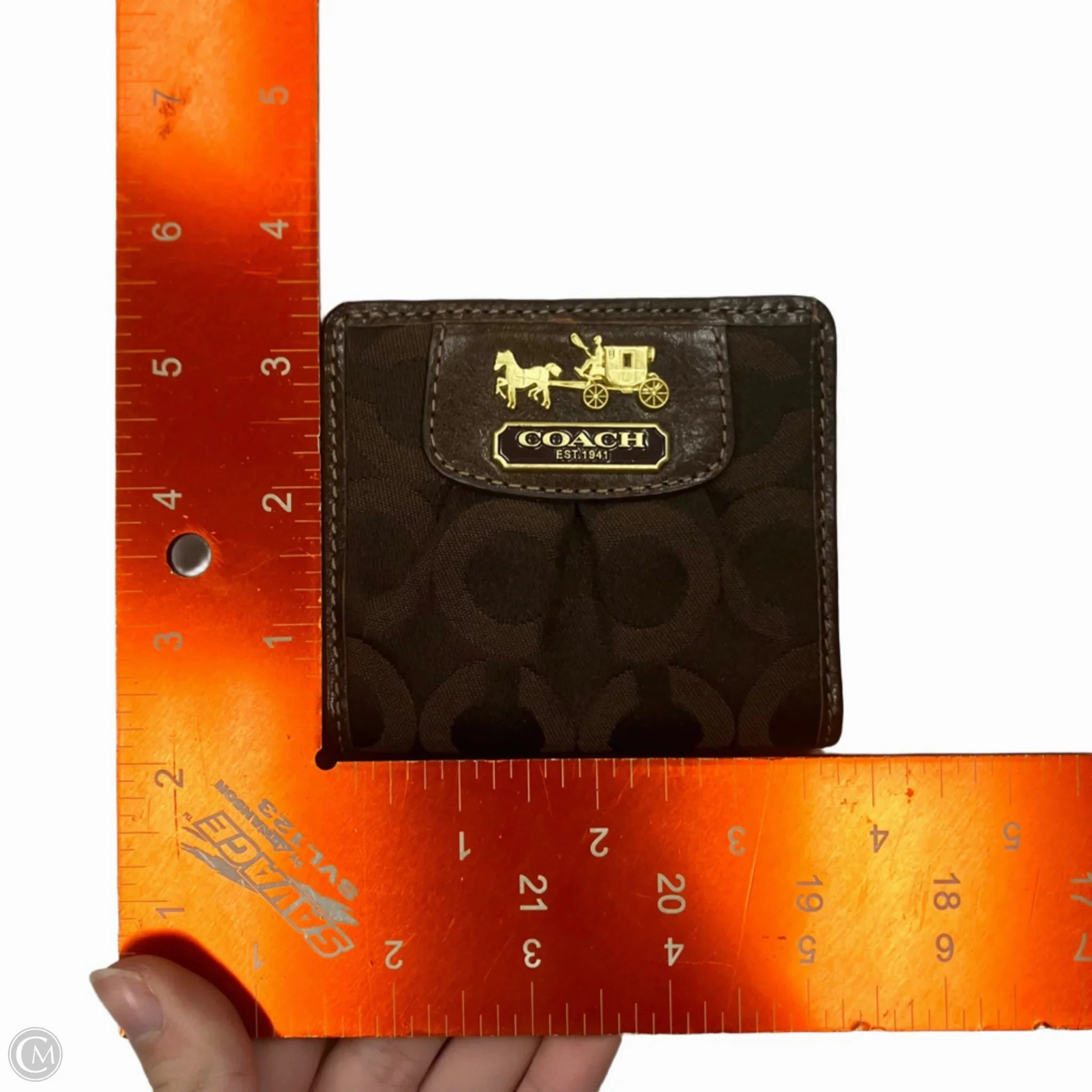 Wallet Designer By Coach, Size: Small