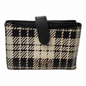 Wallet Designer By Kate Spade In Black & Cream, Size:Medium