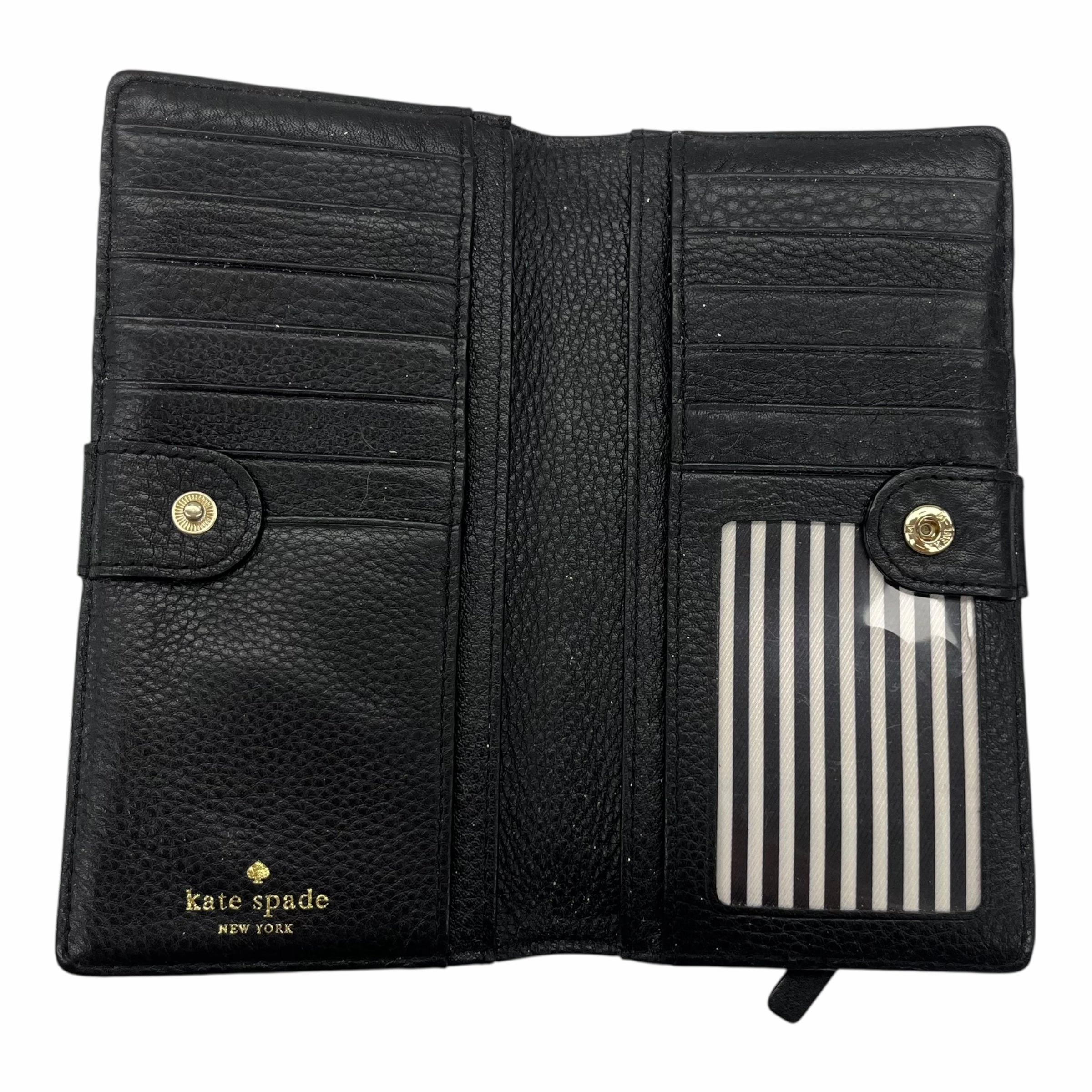 Wallet Designer By Kate Spade In Black, Size:Large