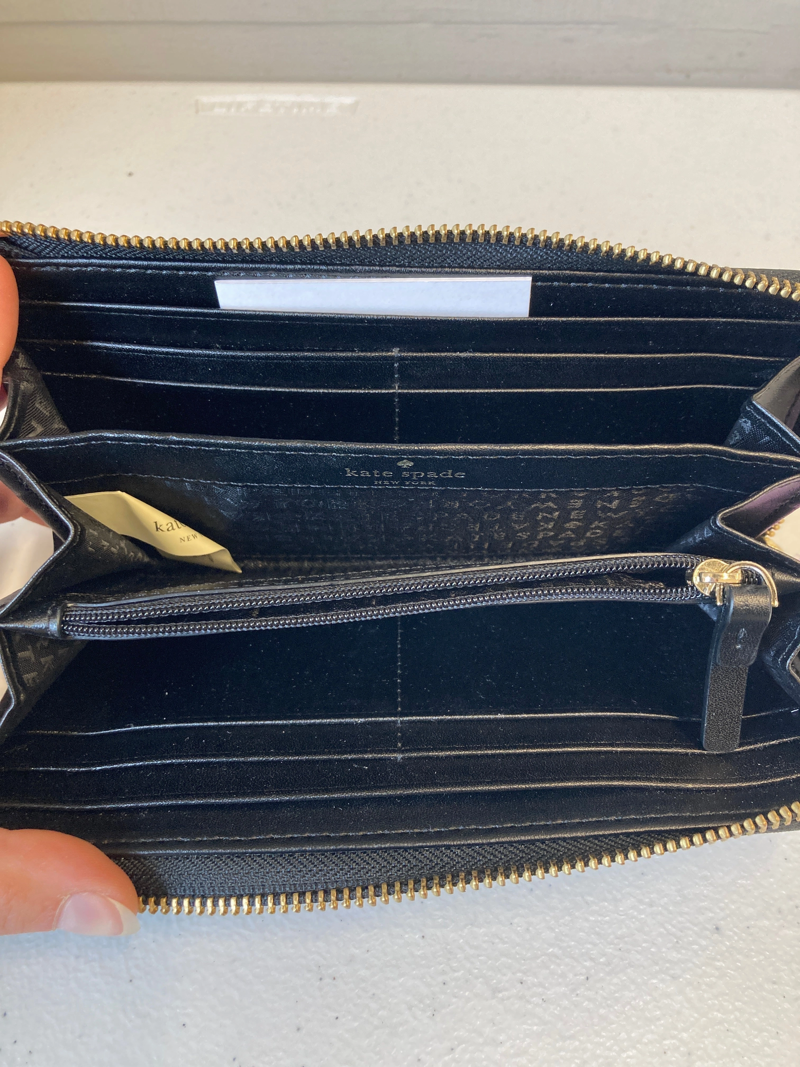 Wallet Designer By Kate Spade In Black, Size:Large