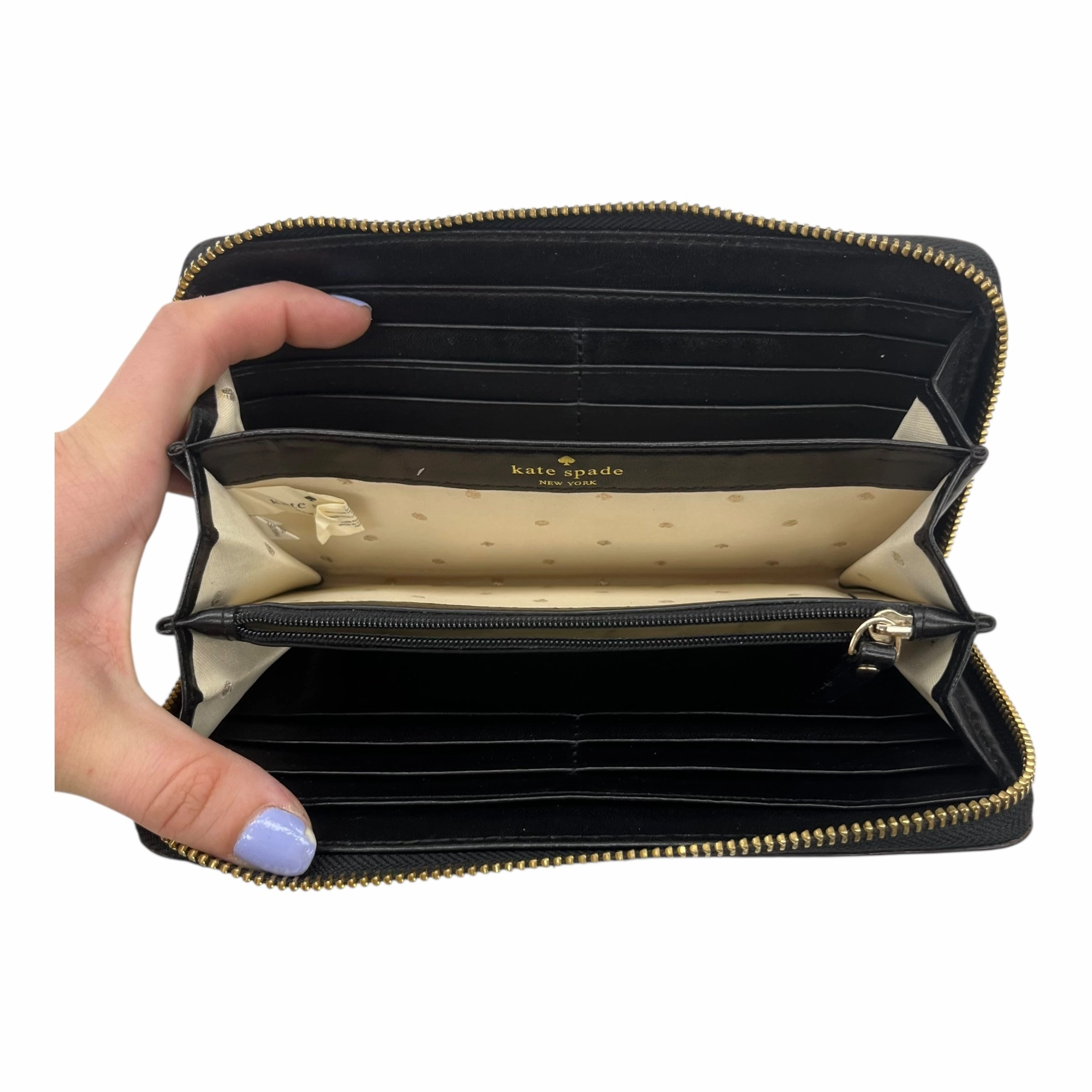 Wallet Designer By Kate Spade In Black, Size:Large
