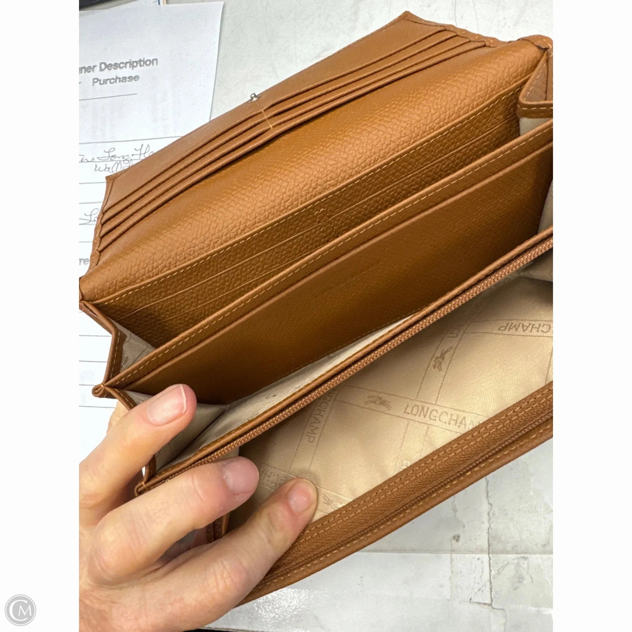 Wallet Designer By Longchamp, Size: Large