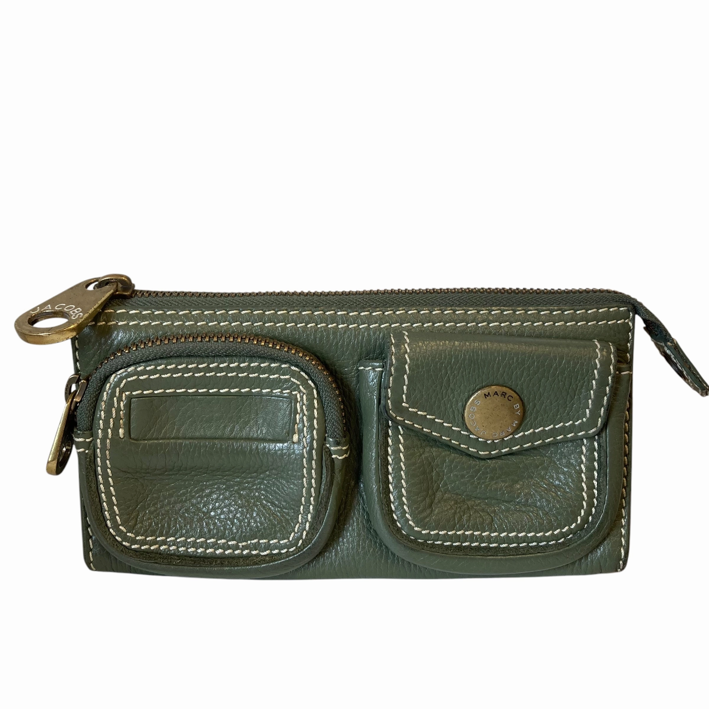 Wallet Designer By Marc By Marc Jacobs In Green, Size:Medium