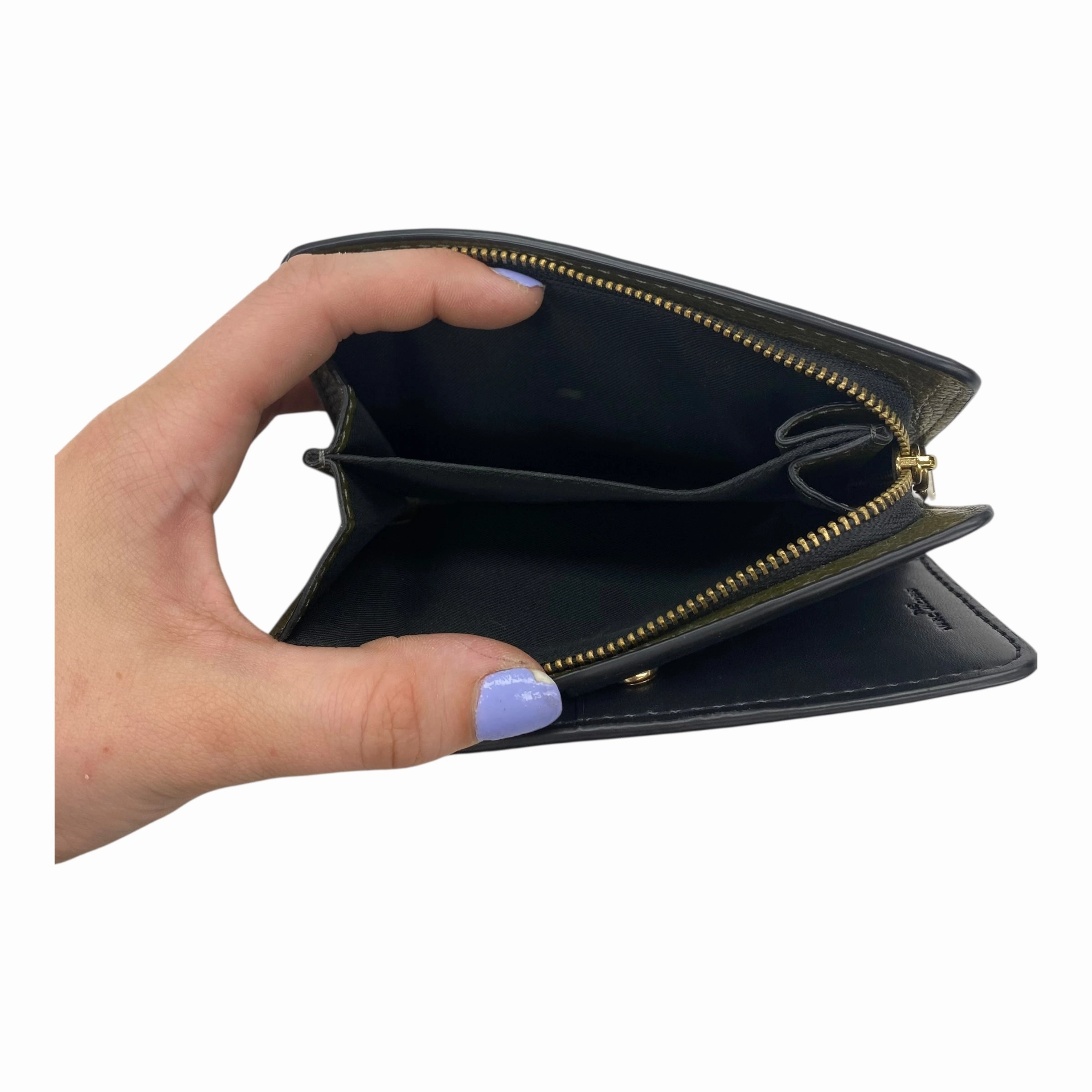 Wallet Designer By Marc Jacobs In Green, Size:Medium