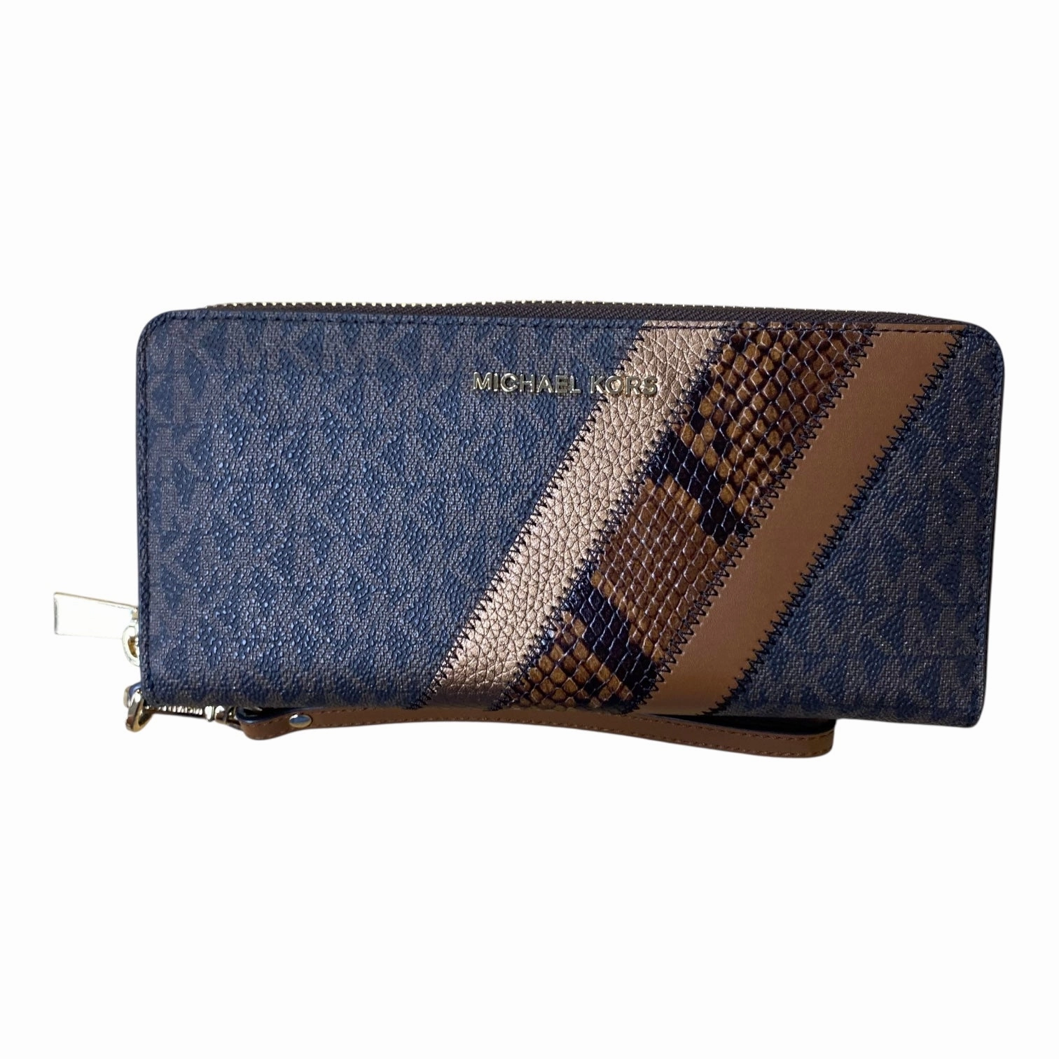 Wallet Designer By Michael Kors In Brown, Size:Large