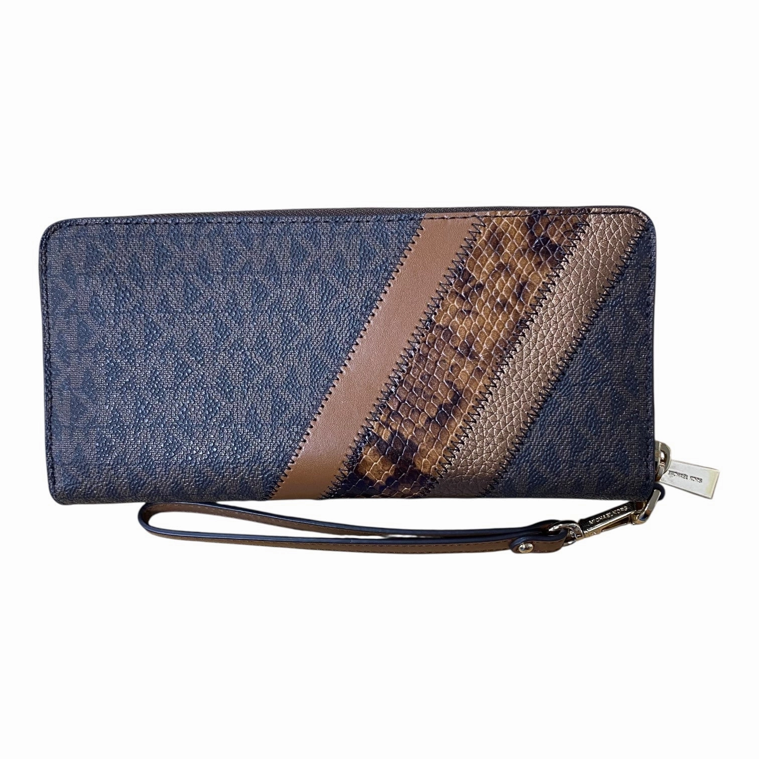 Wallet Designer By Michael Kors In Brown, Size:Large
