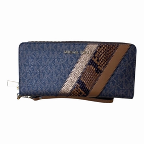 Wallet Designer By Michael Kors In Brown, Size:Large