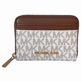 Wallet Designer By Michael Kors In Cream, Size:Small