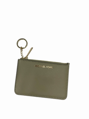 WALLET DESIGNER by MICHAEL KORS In GREEN, Size: SMALL