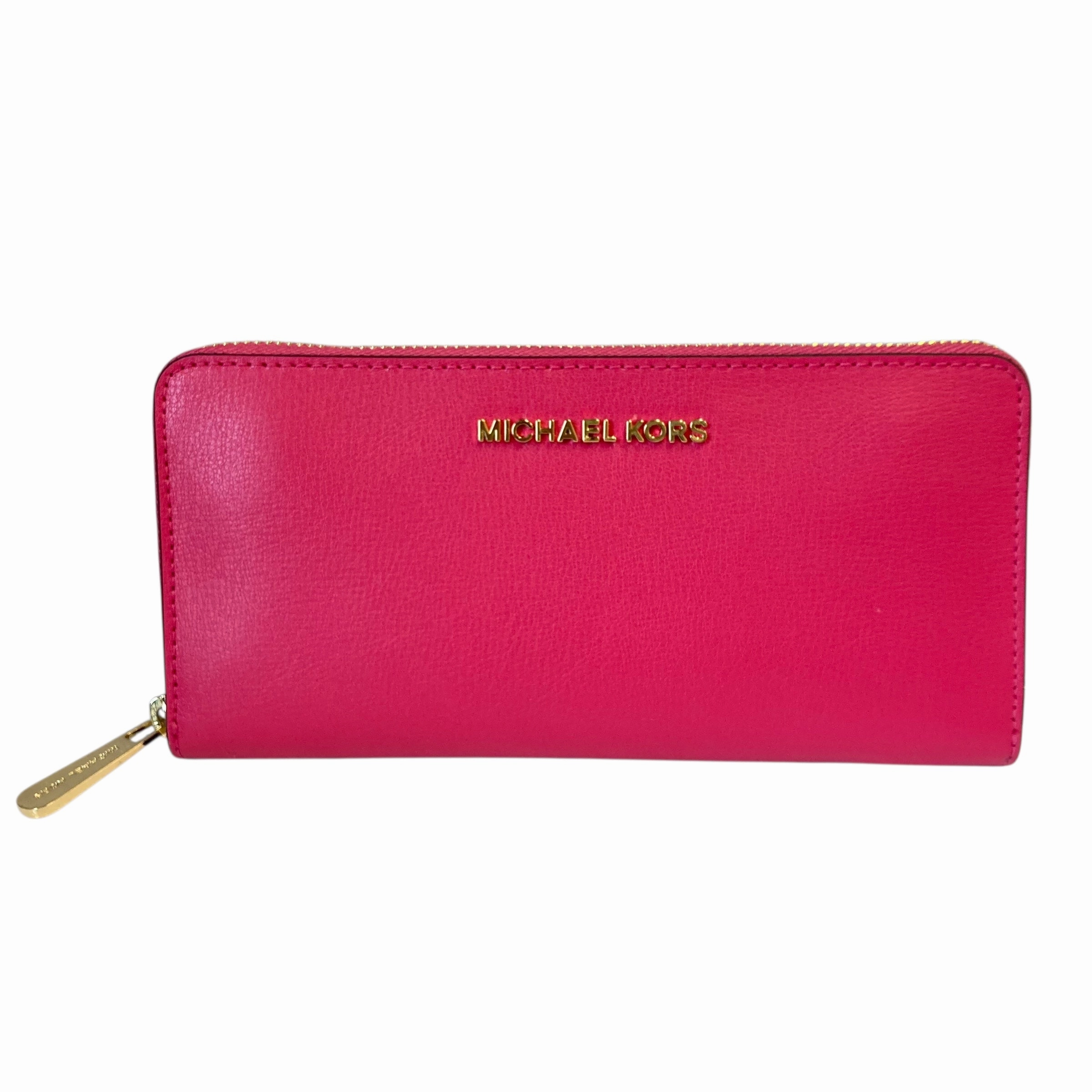 Wallet Designer By Michael Kors In Pink, Size:Large
