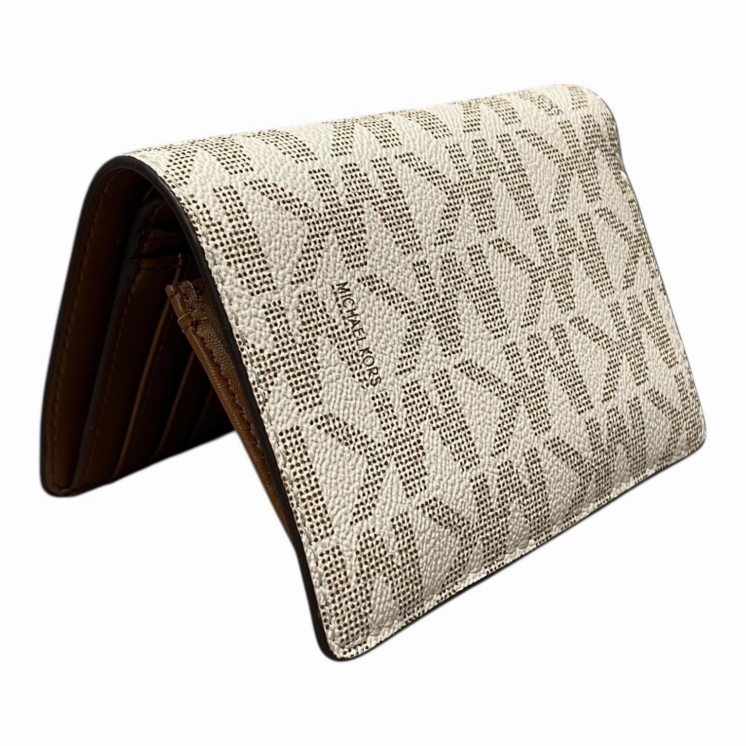 Wallet Designer By Michael Kors In White, Size:Small