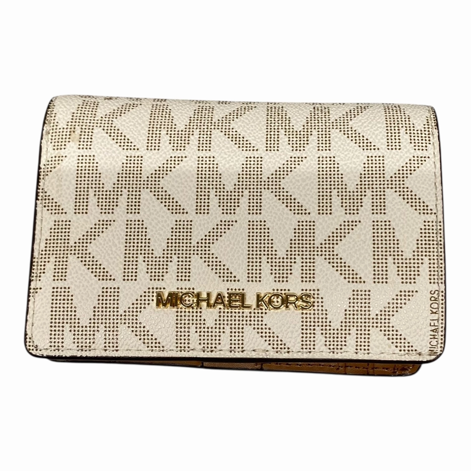 Wallet Designer By Michael Kors In White, Size:Small