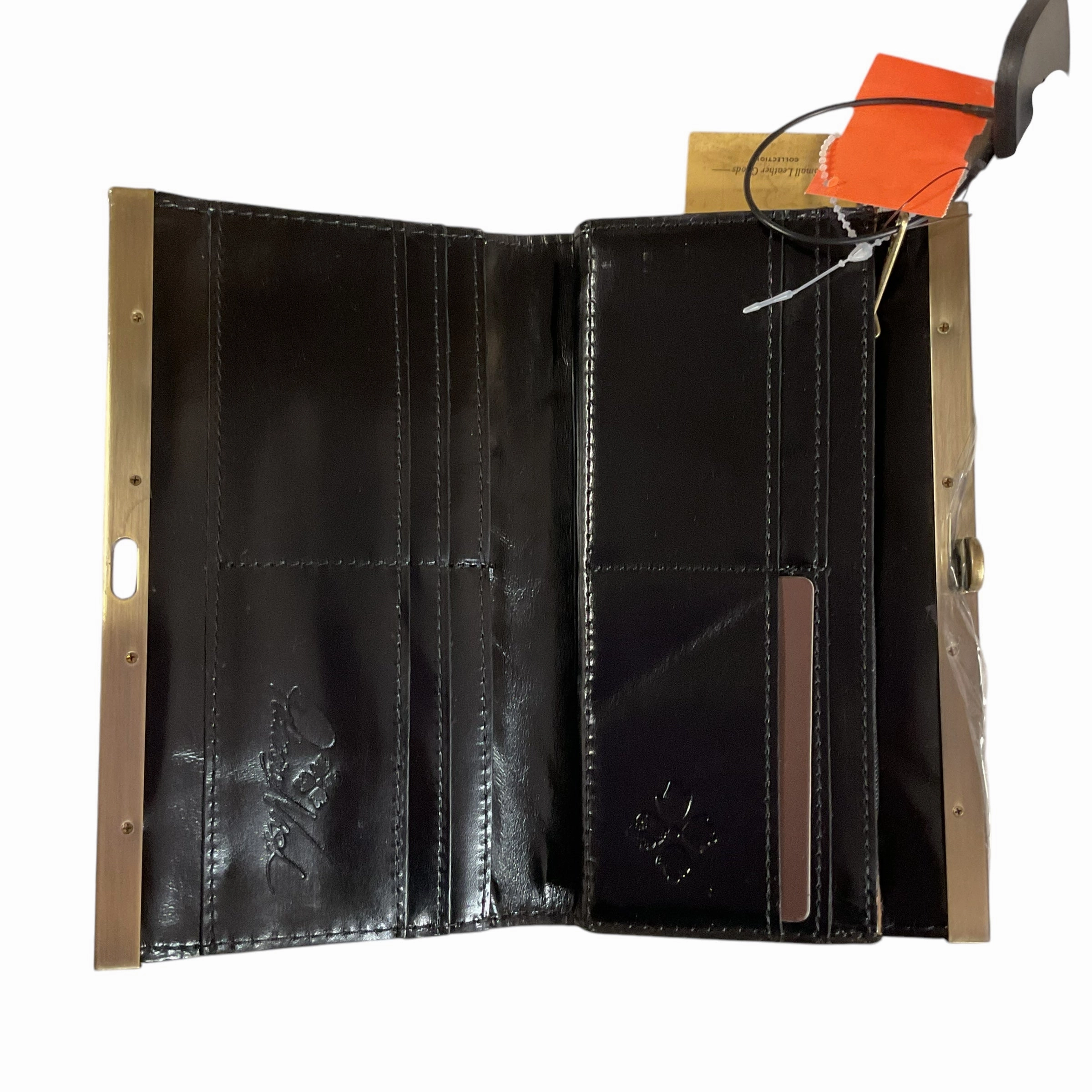 Wallet Designer By Patricia Nash In Black & Red, Size:Medium