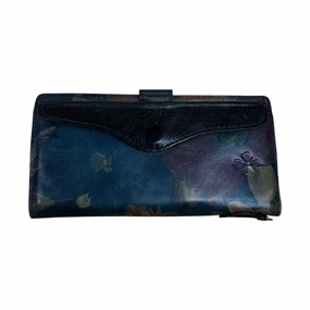 Wallet Designer By Patricia Nash In Blue & Purple, Size:Large