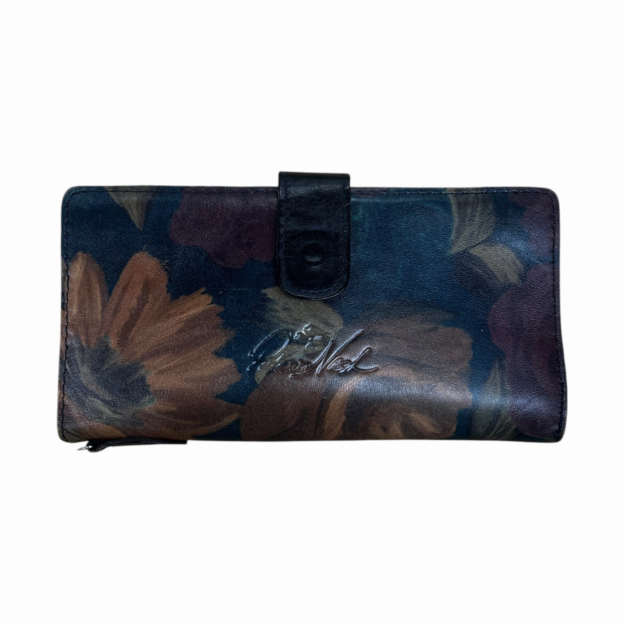 Wallet Designer By Patricia Nash In Blue & Purple, Size:Large