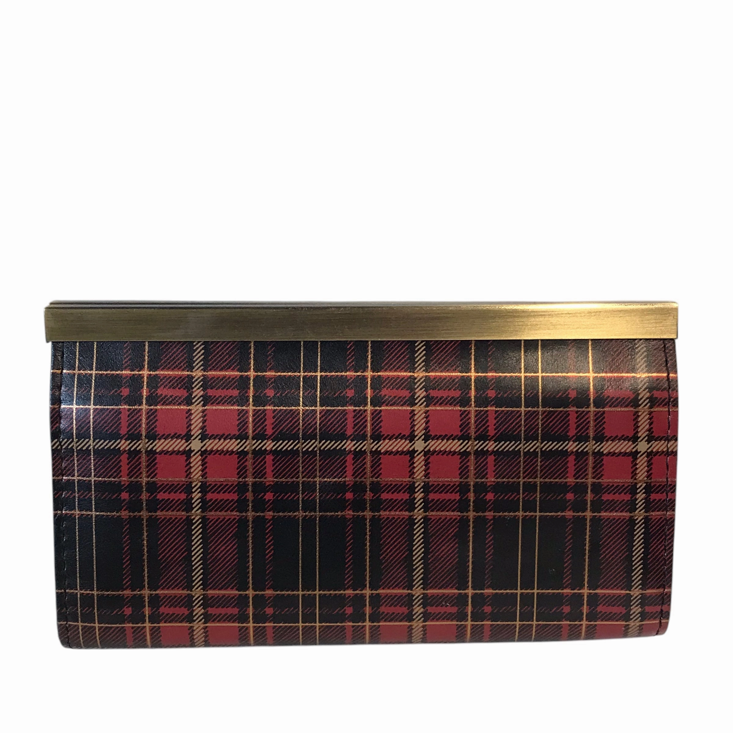 Wallet Designer By Patricia Nash In Plaid Pattern, Size:Medium