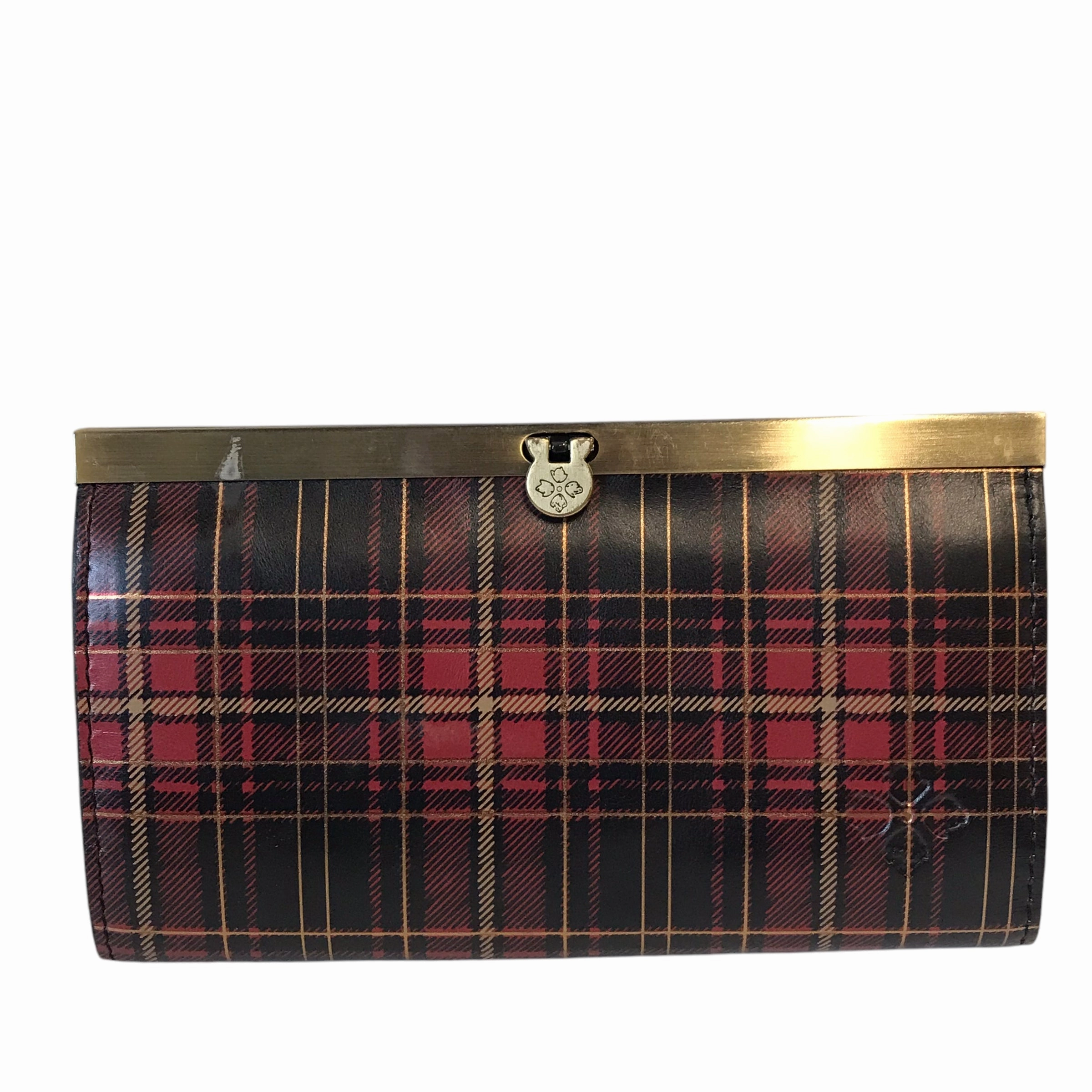 Wallet Designer By Patricia Nash In Plaid Pattern, Size:Medium