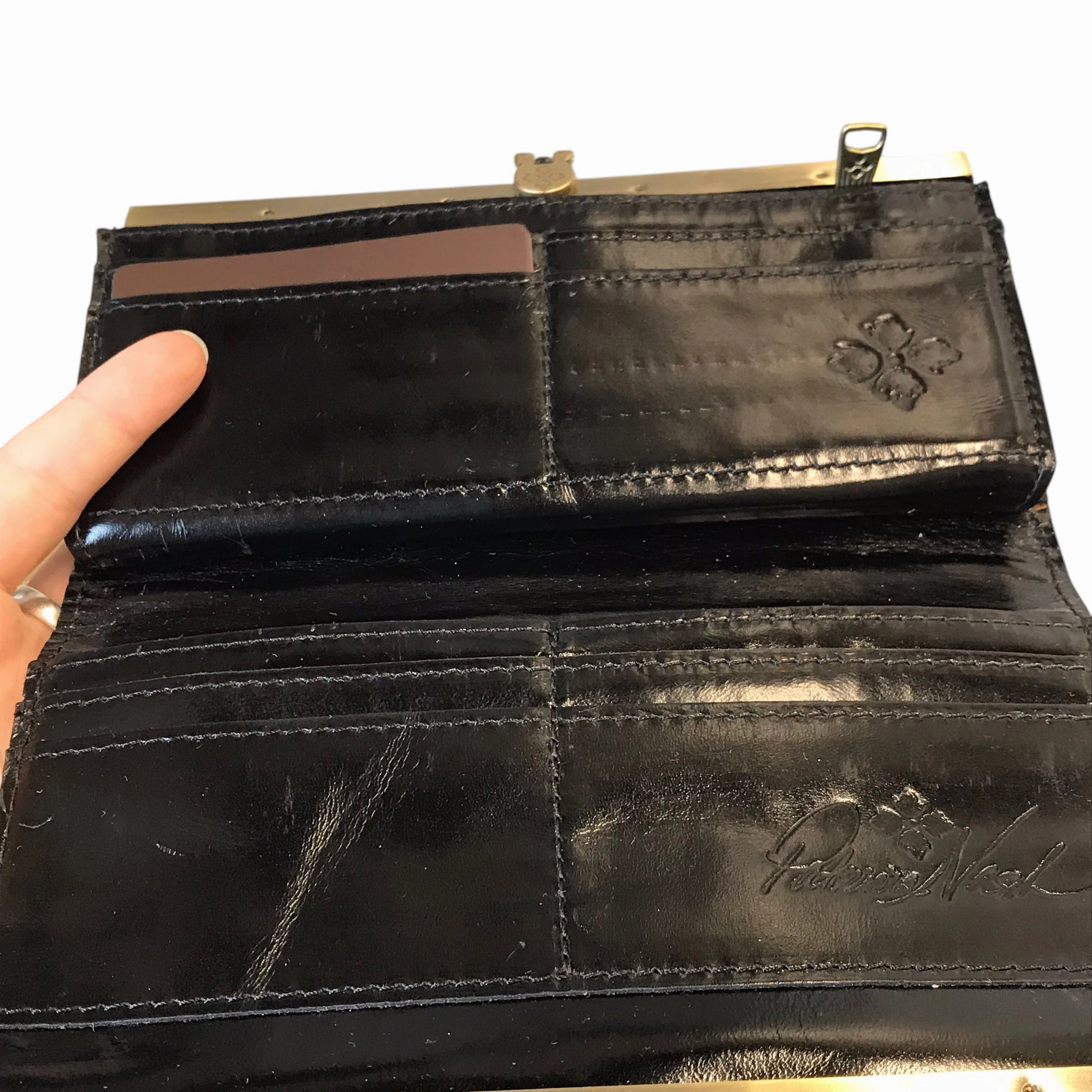 Wallet Designer By Patricia Nash In Plaid Pattern, Size:Medium