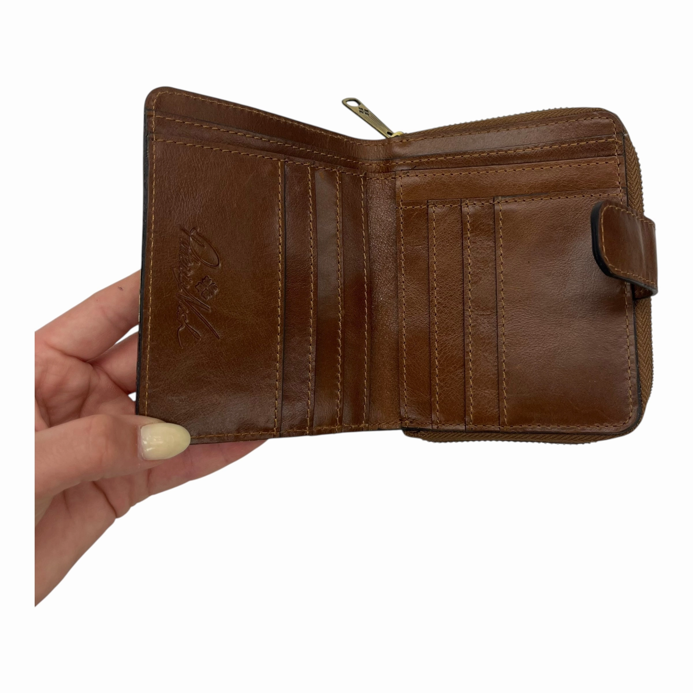 Wallet Designer By Patricia Nash In Tan, Size:Medium