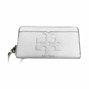 Wallet Designer By Tory Burch In Cream, Size:Medium