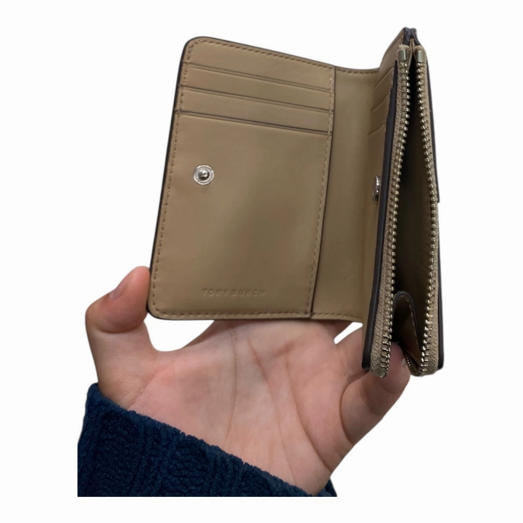 Wallet Designer By Tory Burch In Gold, Size:Small