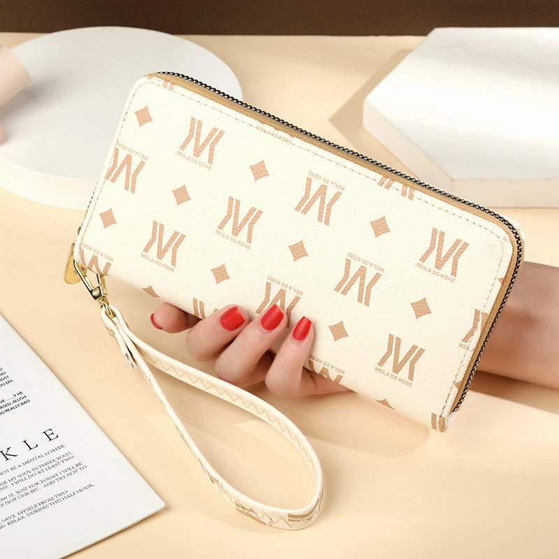 Wallet Female long European and American printed letters