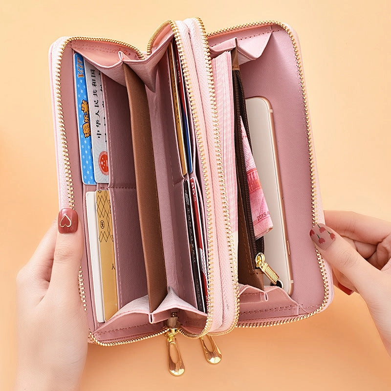Wallet Female long mobile phone bag