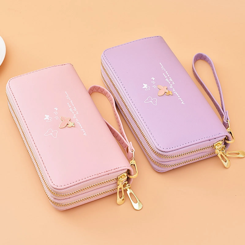 Wallet Female long mobile phone bag