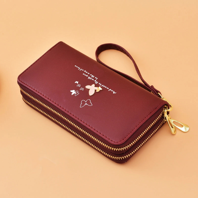 Wallet Female long mobile phone bag