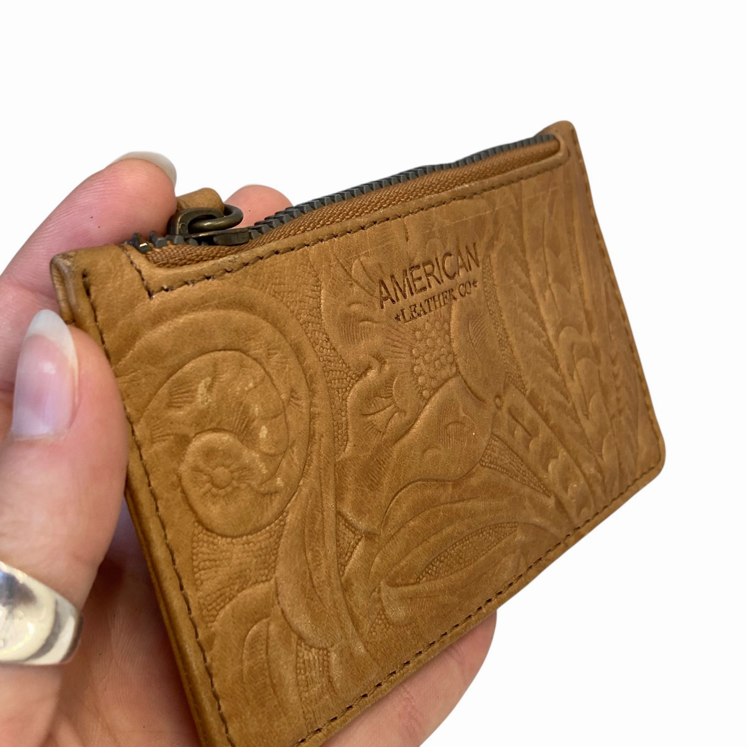 Wallet Leather By American Leather Company In Brown, Size:Small