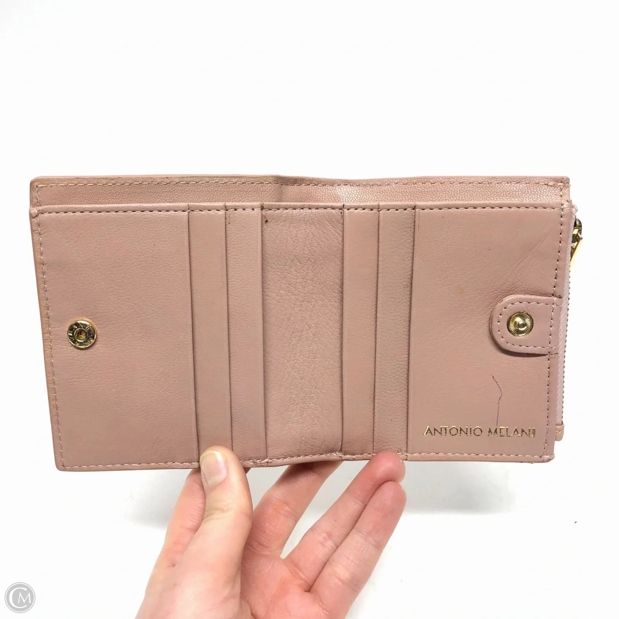 Wallet Leather By Antonio Melani, Size: Small