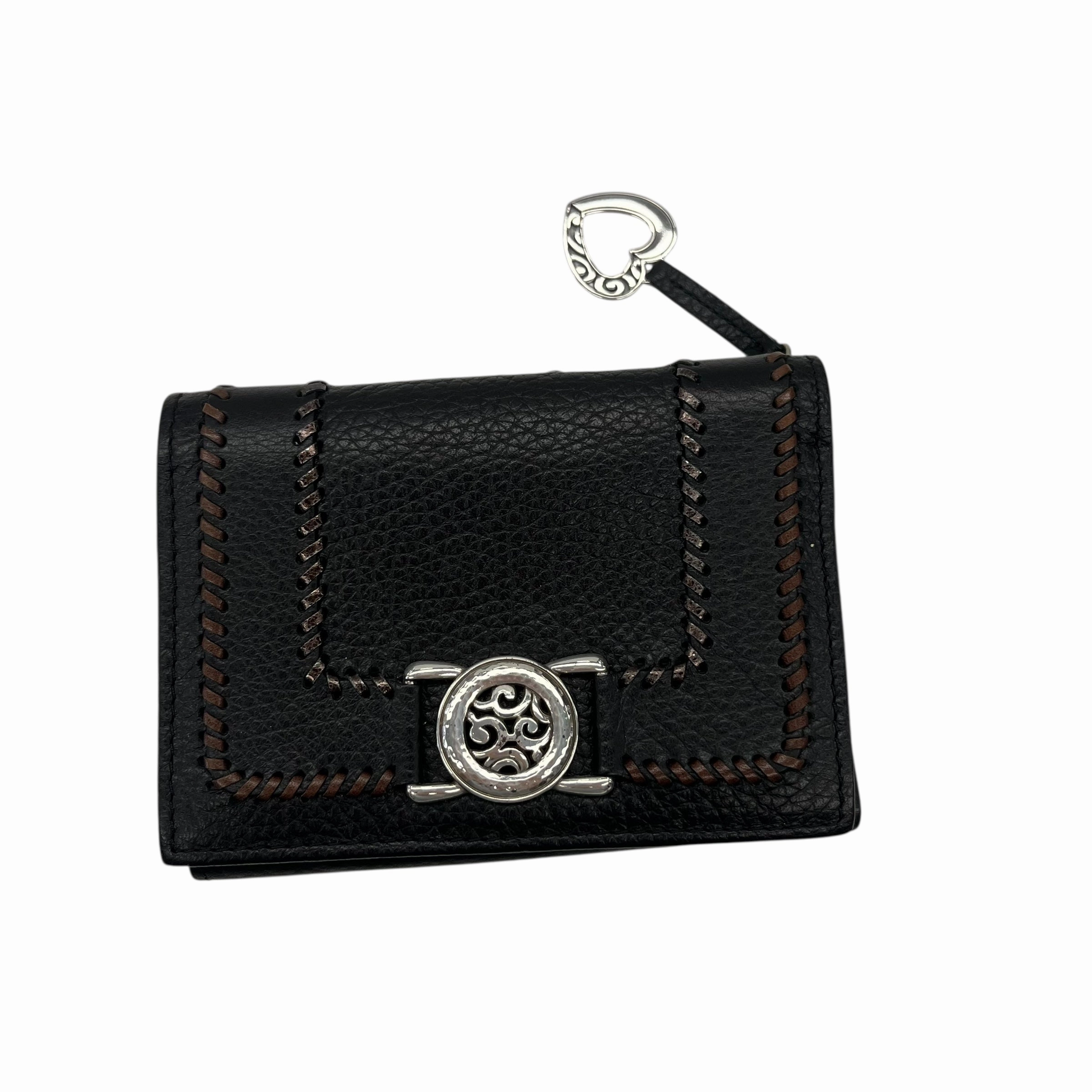 Wallet Leather By Brighton In Black, Size:Medium