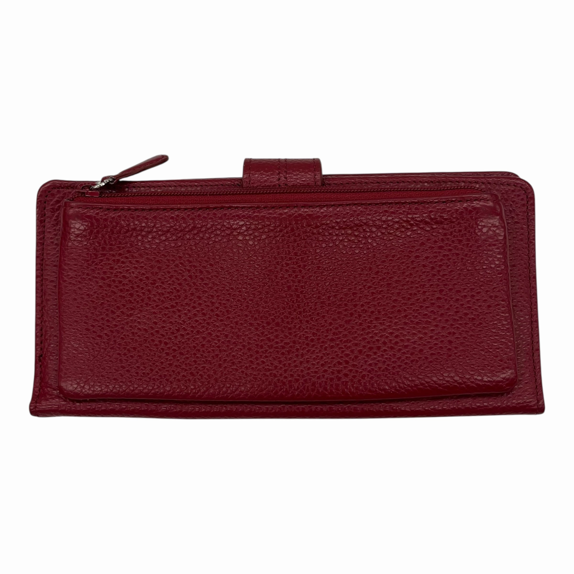 Wallet Leather By Brighton In Red, Size:Medium