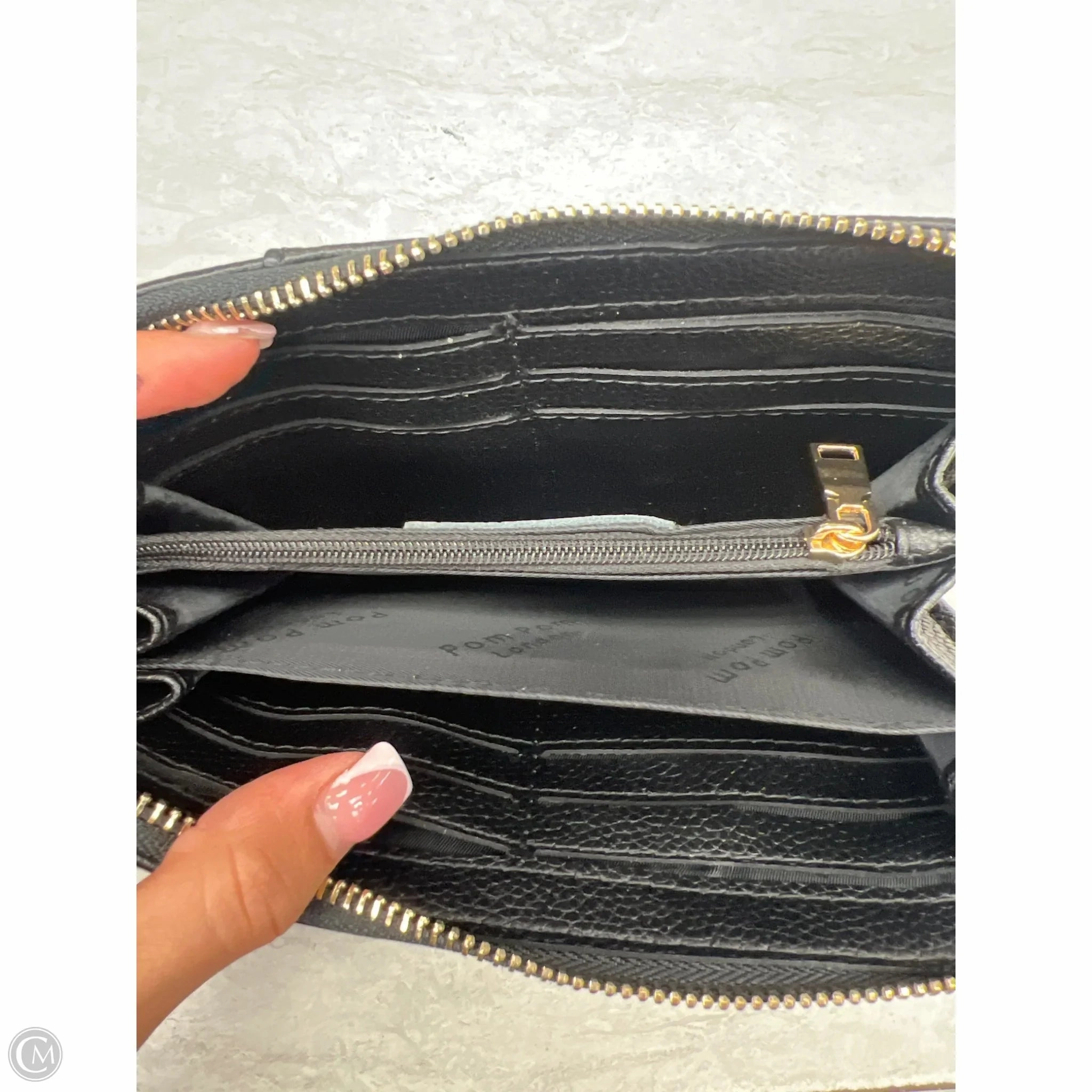 Wallet Leather By Clothes Mentor, Size: Large