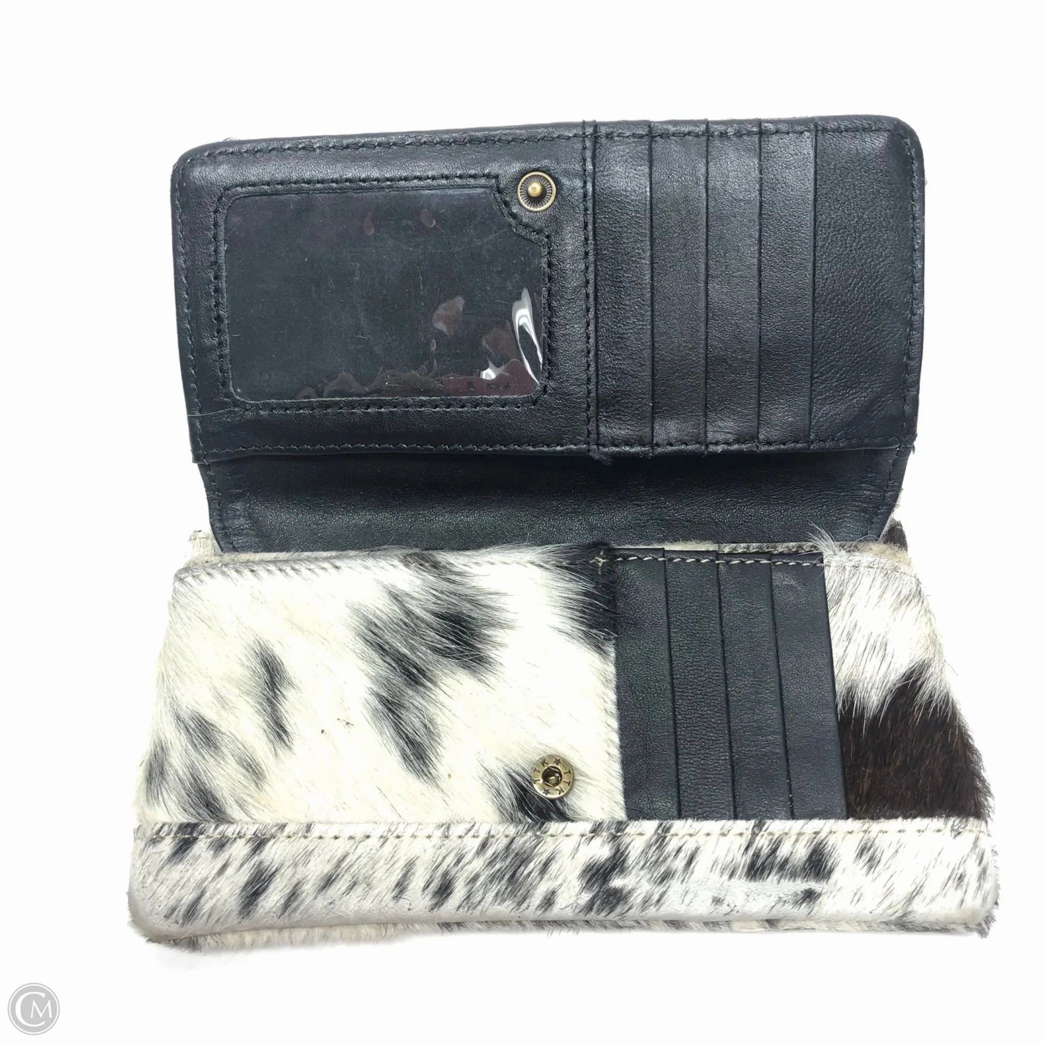Wallet Leather By Clothes Mentor, Size: Medium