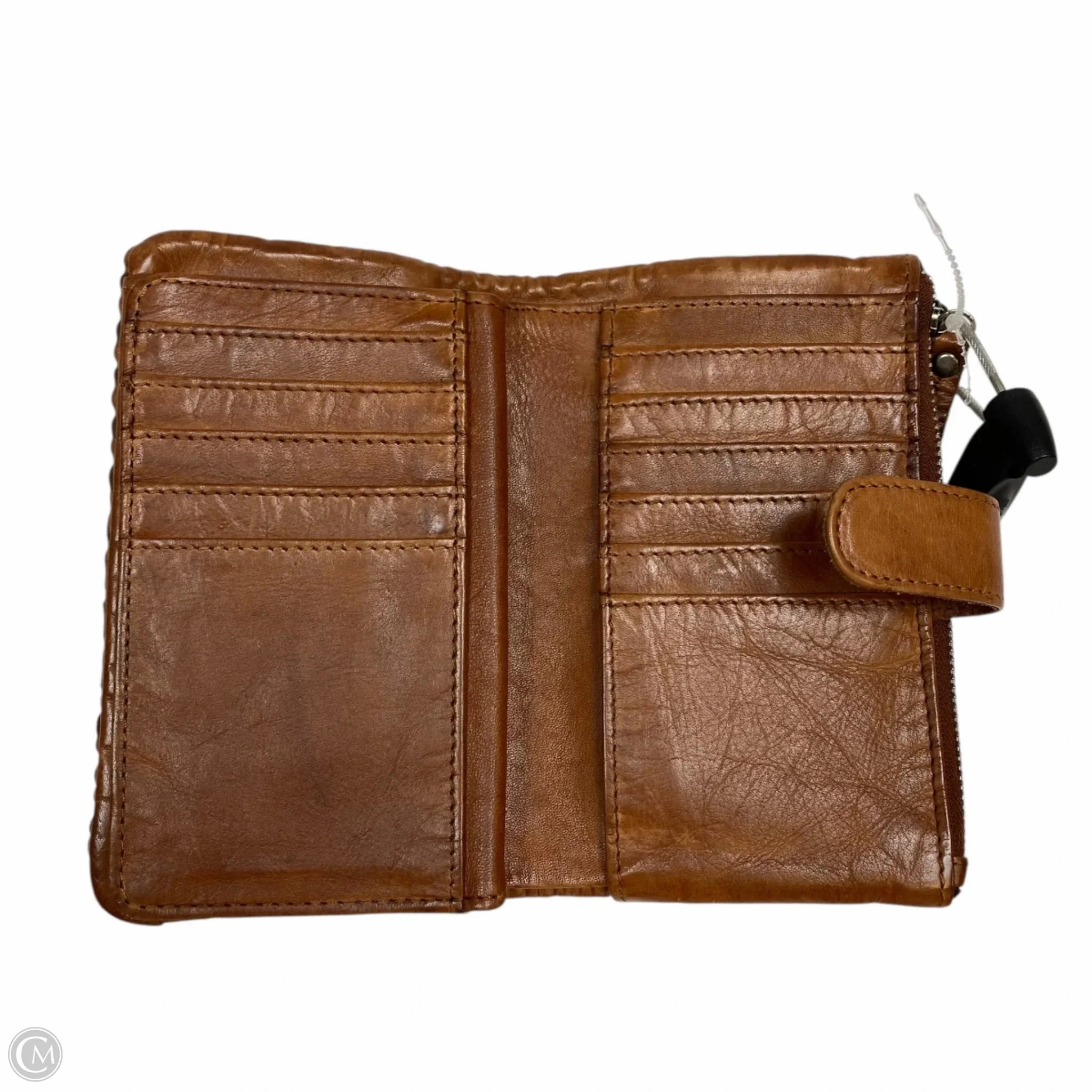 Wallet Leather By Clothes Mentor, Size: Medium
