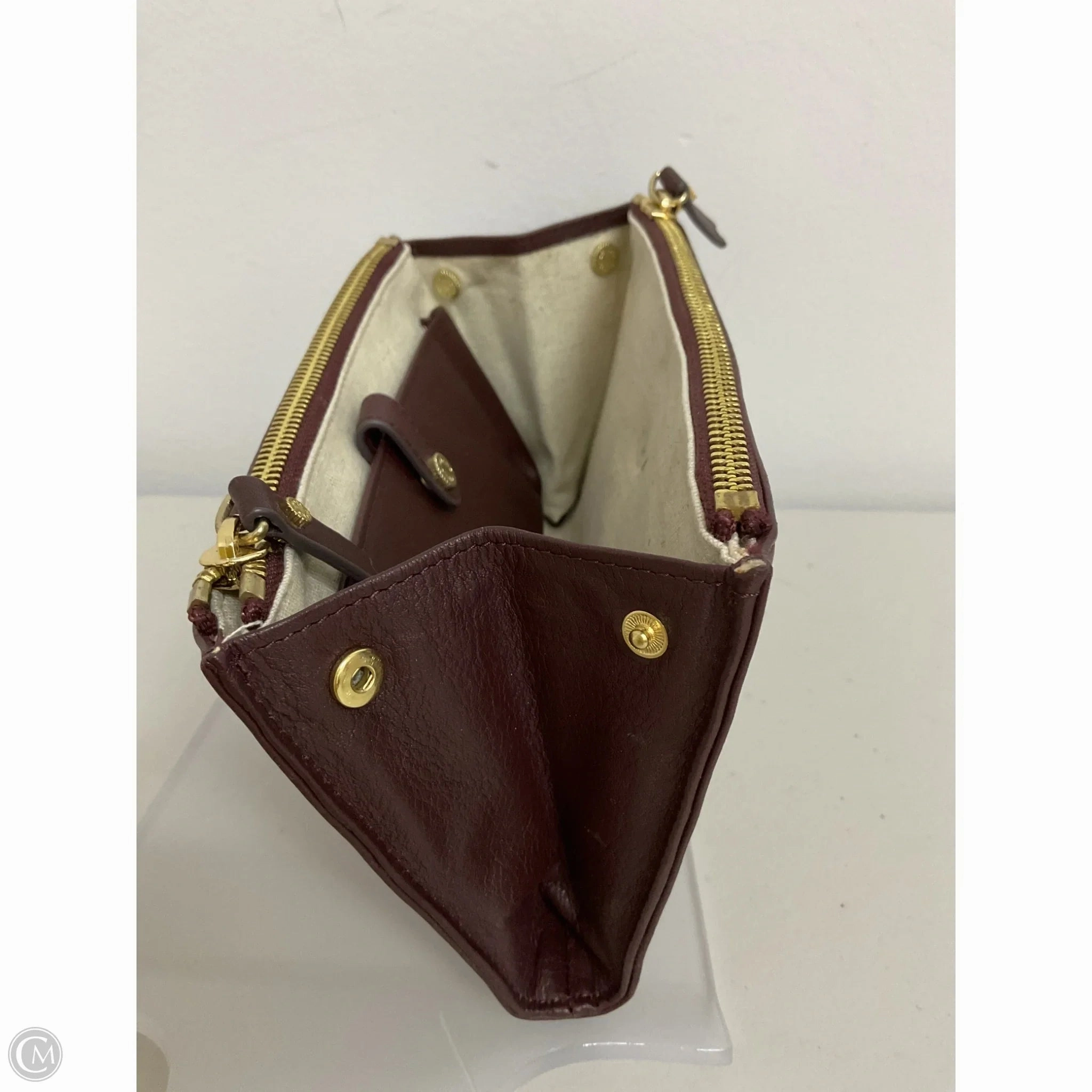 Wallet Leather By Cma, Size: Large